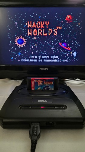 Sega Genesis Console Lot + 11 Games and 1 Controller-Sonic, Mickey Mouse & More - Picture 21 of 23