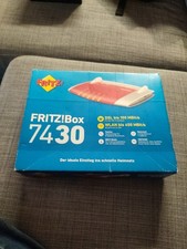 AVM FritzBox 7430 450 Mbps 4-port Router VDSL DSL VOIP Modem Gigabit MESH WLAN -