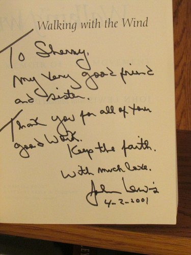 John Lewis, Walking With the Wind, *Signed* 1st/1st PB F/F Civil Rights Congress - Picture 2 of 3