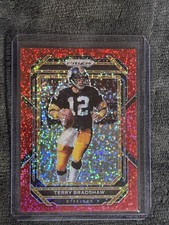 2022 Panini Prizm - Terry Bradshaw #252 Red Sparkle Prizm