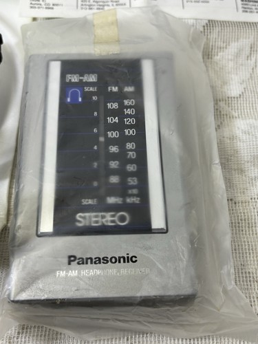 Vintage Panasonic RF-433 In Box Portable Radio Receiver Stereo Turns On Static - Picture 8 of 15