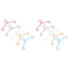 50 stücke Metall Puppenaufhänger Puppen Kleine Kleiderständer Leichte Puppe