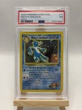 Misty's Golduck 12/132 PSA 7 Unlimited Holo Rare 2000 Pokémon Gym Challenge Card