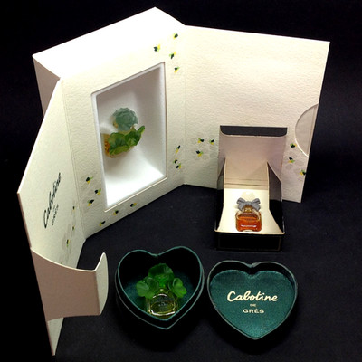 GRES CABOCHARD Parfum 1,8ml + 2 CABOTINE EDP 3,2ml Box und Box Miniaturen