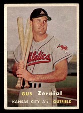 1957 Topps #253 Gus Zernial *Low Grade*