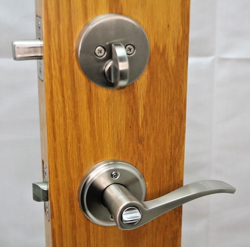 Kwikset Signature Sedona gleichschließend Einstiegshebel Riegel Satin Nickel 991SEL15 #8zs - Bild 2 von 4