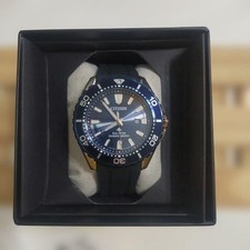 Citizen Eco Drive Taucheruhr Blau Kautschukband Zeitmesser Authentisch Selten