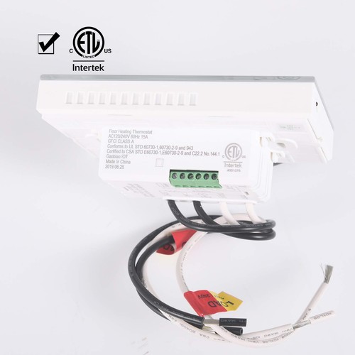 Termostato Programable para Calefacción Radiante por Suelo Radiante Casa, Calefacción Suelo... - Imagen 8 de 8