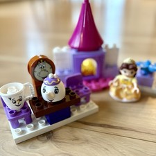 Lego Duplo Belle’s Tea Party Set & extras