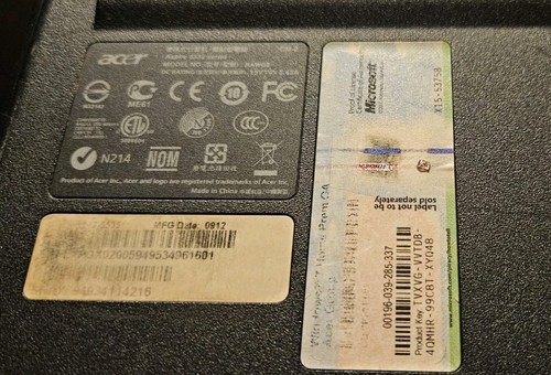 Acer Aspire 5532 Laptop AMD Athlon 64 TF-20 1.6GHz 3GB Ram, 160HD GB. - Picture 9 of 17