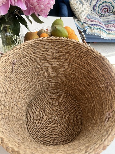 Large Wicker Basket Laundry Room Storage Vintage Decor Ideas - Picture 5 of 8