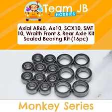 Axial AR60, Ax10, SCX10, SMT10, Wraith Front & Rear Axle Kit-16 Pcs Bearings Kit