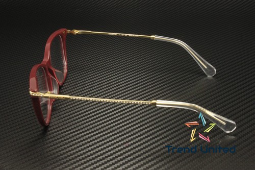 SWAROVSKI SK2010F 1008 Burgundy Demo Lens 52 mm Women's Eyeglasses - Picture 5 of 7