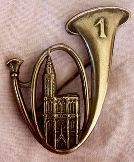 1° Bataillon de Chasseurs à Pied 1° BCP. Strasbourg avant 1940 ABPD.