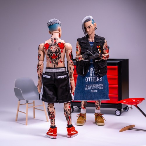 trickyman12 1/6 Scale 12" Action Figure ( TATTOO ARTIST) - Picture 4 of 18