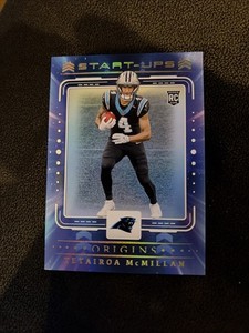 2025 Panini Origins Tetairoa McMillan Start-Ups SP #16 Carolina Panthers RC