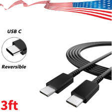 3ft USB C to Type C Charging Data Cable Fast Charger Type C Cord For Samsung S21