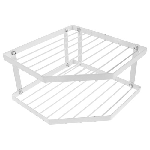 Scaffale portaoggetti 2 livelli bagno bancone organizer mensola - Foto 8 di 17