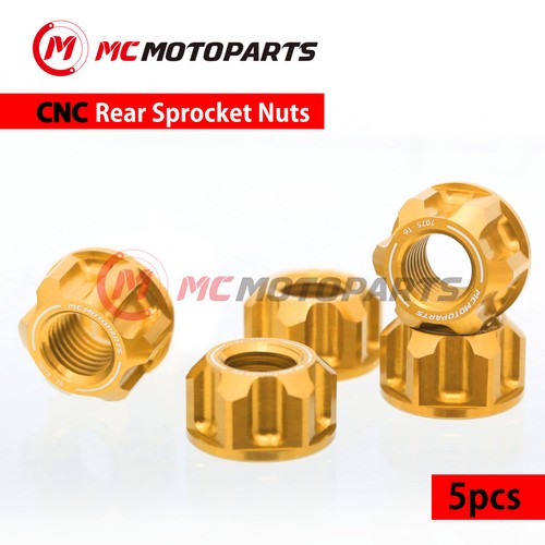 CNC SPOKE6 Rear Sprocket Nuts M12 For Daytona 1000 1991-1995 - Picture 2 of 9