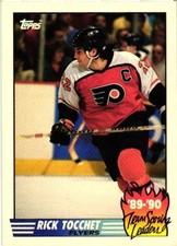 1990-91 Topps - Team Scoring Leaders Rick Tocchet #9