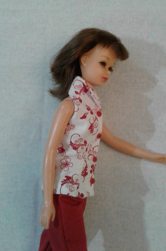 Vintage Barbie 1965 Francie Doll Brunette Bendable Legs Rooted Lashes HM Outfit - Bild 11 von 24