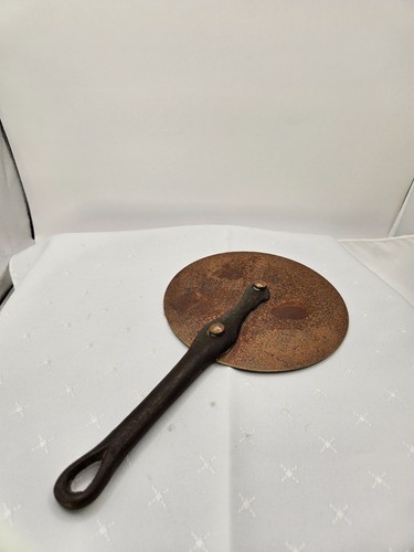 Vintage French Copper 5" Lid - Picture 3 of 5