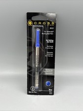 Cross Refill Blue Rolling Ball Pen Slim Medium Point Gel Ink Waterproof 8521
