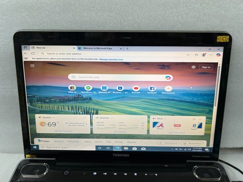 Original Usado Toshiba Satellite A505 Original 16" Pantalla LCD Conjunto Completo - Imagen 12 de 12