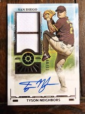 2025 Panini Boys Of Summer Tyson Neighbors Rookie Patch Auto /99..PM-TNB