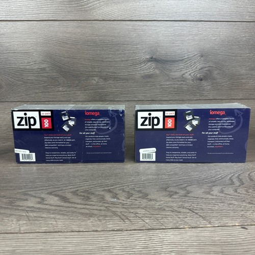 Iomega Zip 100 USB Powered External Drive Z100USBS w/ 23 New Zip Disc & 3 Opened - Photo 7/13