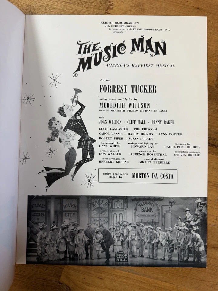 Music Man Protagonizada por el Programa Forest Tucker Meredith Willson Foto 2 de 2