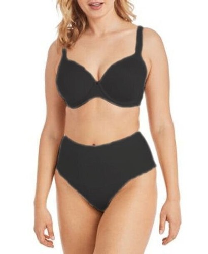 Paquete de 2 bragas moldeadoras para mujer Maidenform ropa interior panty L Xxl negras nuevas - Imagen 1 de 2