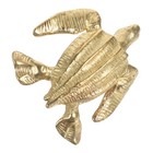  Meeresschildkröte-Schubladenknopf: Strand-Ozean-Thema, Messing-Schrankgriff –