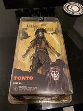 The Lone Ranger Disney Action Figure Tonto Johnny Depp NECA Reel Toys - Sealed