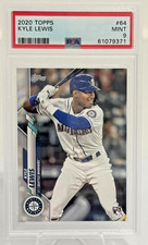2020 Topps KYLE LEWIS RC ROOKIE Baseball Card PSA 9 MINT