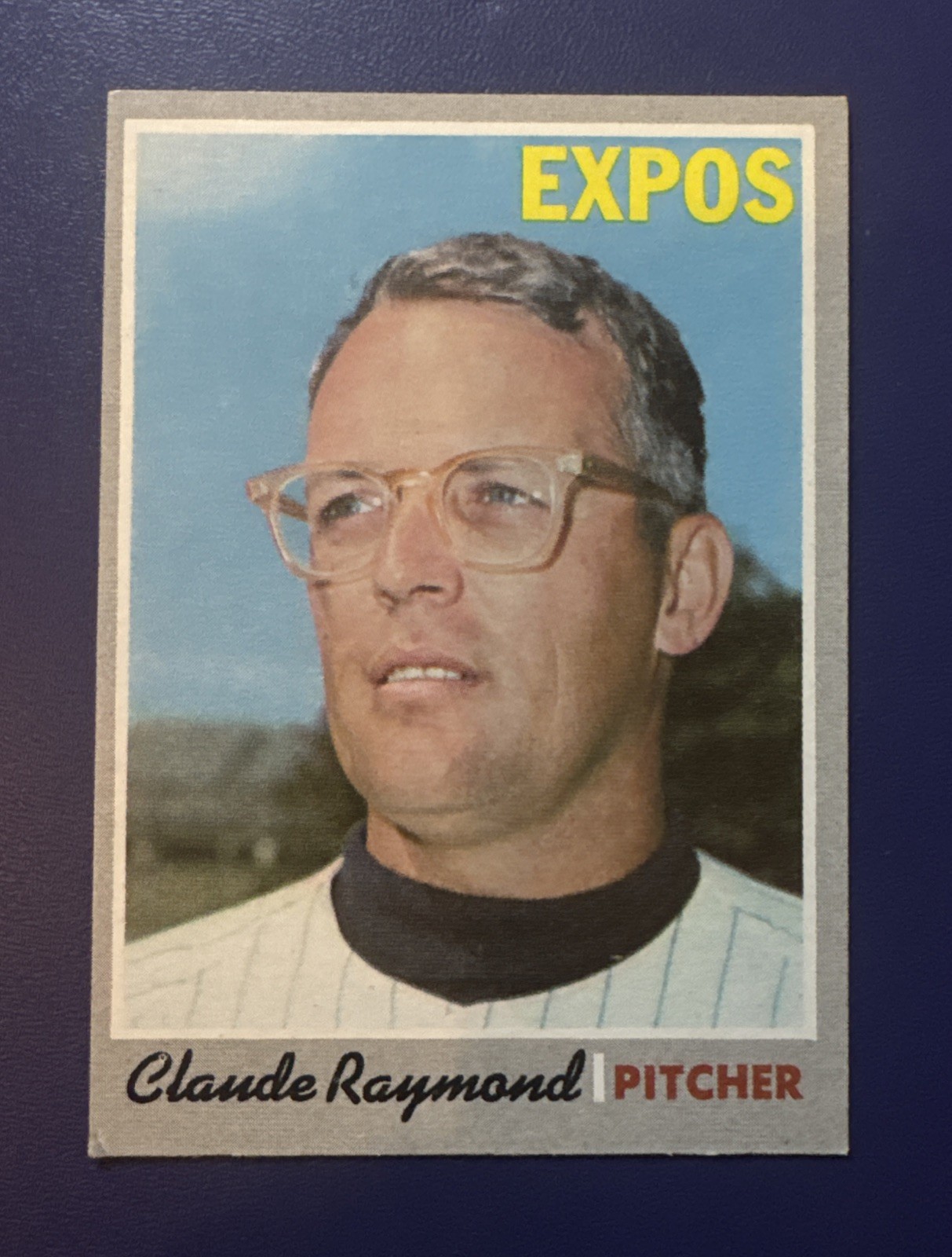 1970 TOPPS #268 CLAUDE RAYMOND MONTREAL EXPOS PITCHER  *FREE SHIPPING*