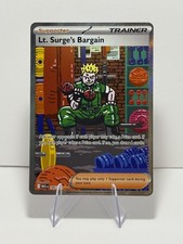 Lt. surge's Bargain 185/132 SIR Mega Evolutions Pokemon Card