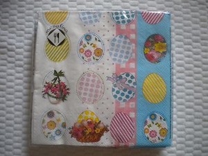 Mesafina Brand Paper Cocktail Napkins 20 count EASTER EGG Theme Germany