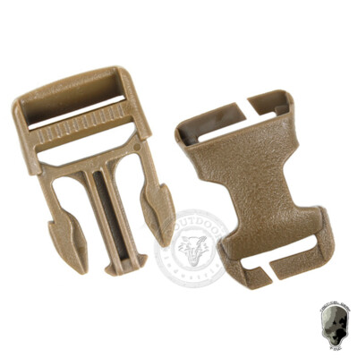 Boucle Tactique TMC X-CON MOLLE – 1 Pouce, Réglable, Pour équipement Militaire