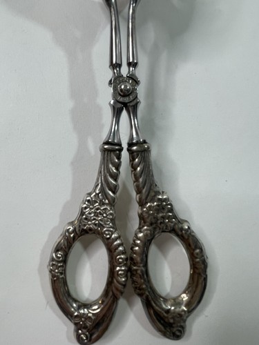 Ambassador Tongs Italy Fork Spoon Sterling Handles - Picture 5 of 10