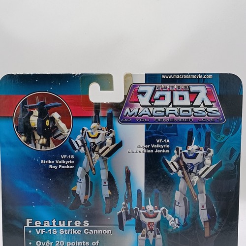 Robotech Toynami Macross Strike Valkyrie Vf-1S Roy Focker Action Figure NEW - Picture 6 of 7