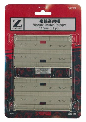Rokuhan Z Maßstab S019 Zweigleisig Viaduct 110mm 2 Teile Japan 194687 | Zustand: Neu