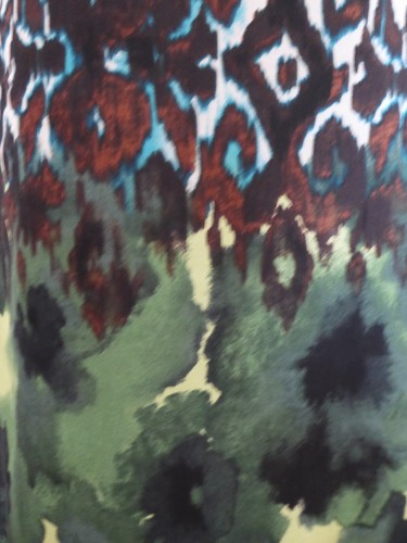 Robe droite légère bel Imprimé animalier voile polyester doublée T 40 - Photo 6/11