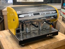 SAN MARINO LISA R 2 GROUP HIGH CUP YELLOW CUSTOM ESPRESSO COFFEE MACHINE
