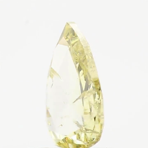 Diamante natural suelto corte pera 0,47 quilates 6,65 mm color amarillo pera diamante LQ1616 - Vídeo 1 de 1