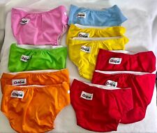 Qianqunui Adjustable Cloth Diaper Covers Multicolor Set Of 10 No Pads Snaps