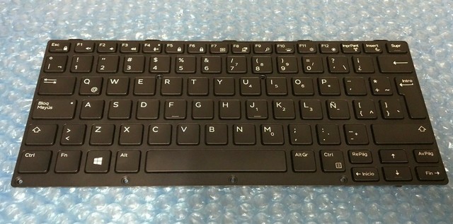 New 92HF3 Genuine OEM Dell LATIN Spanish Teclado Latitude Rugged 14-5404 7404 12-7204 7214 Rugged-Extreme Non-Sealed Backlit 82 Keyboard QWERTY NSK-LKBBU-1E Multimedia 9Z.NB2BU.B1E 0KNJ-1A1LA03 LAC