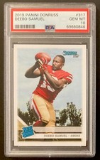 2019 Panini Donruss Deebo Samuel RC Rated Rookie #317 PSA 10 GEM MINT 49ers 🔥