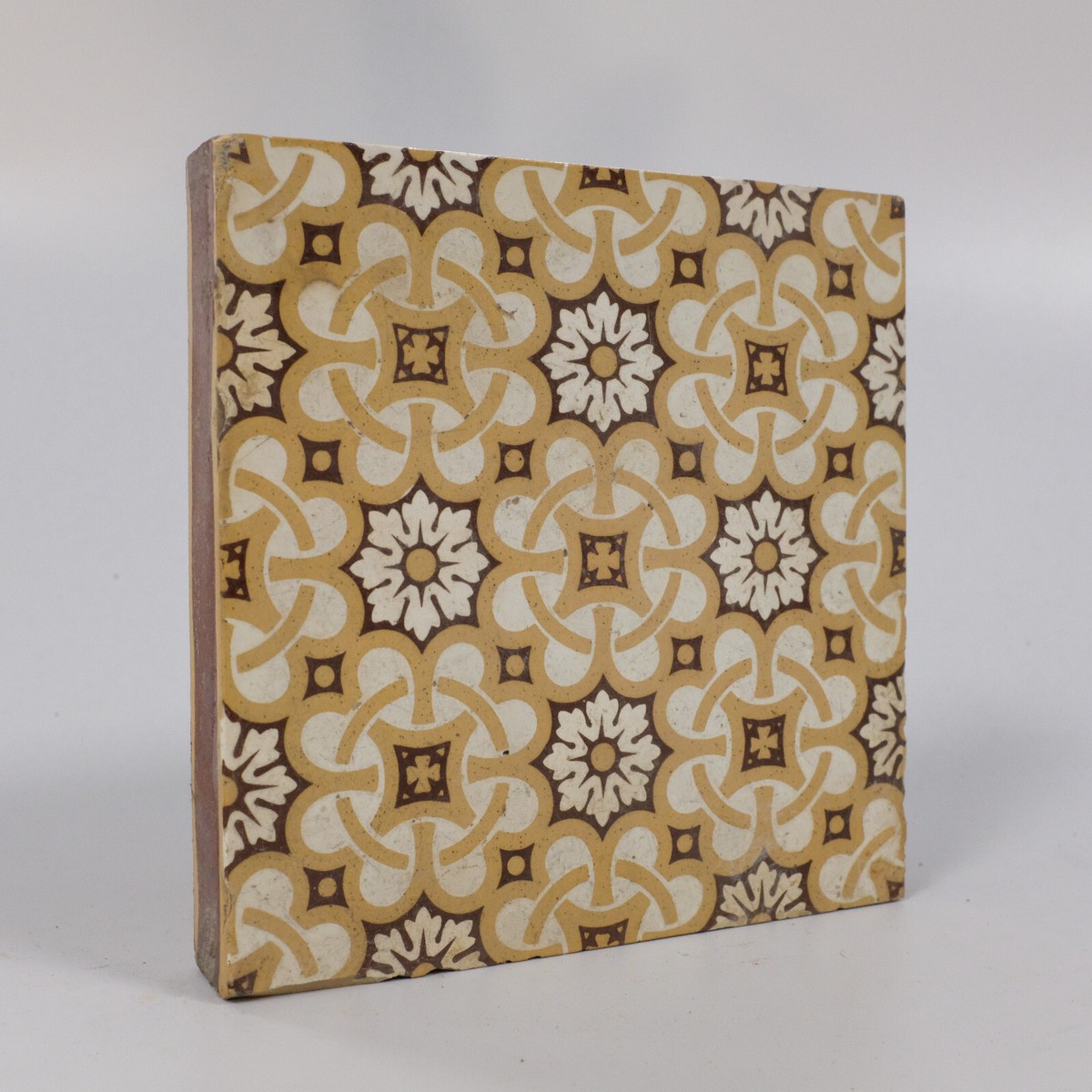 ＊rita_antique＊ページ Antique Salvage Original Victorian Decorative Floor Tile 6