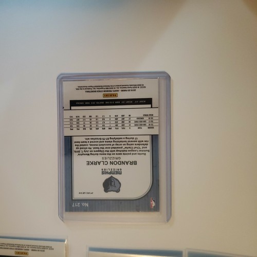 Brandon Clarke 2019-20 NBA Hoops Premium Stock Purple Disco RC Minnesota TWolves - Picture 9 of 9